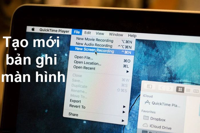 Nhấn Stop để kết thúc quá trình quay