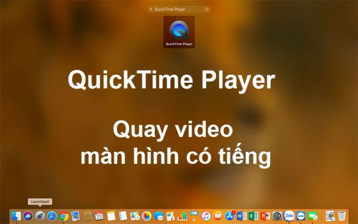Cách quay màn hình trên Macbook