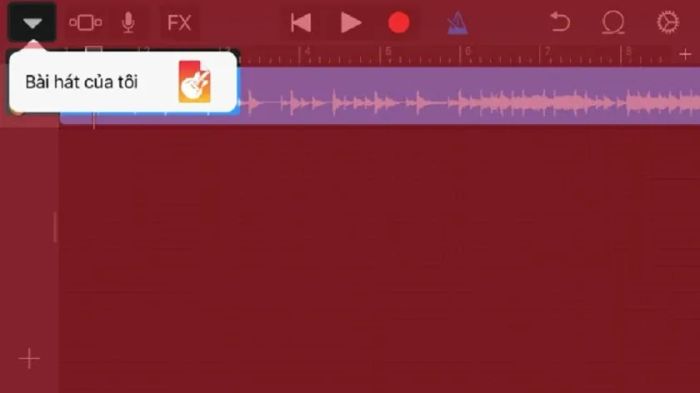 Nhấn nút chia sẻ để tiếp tục cài nhạc chuông cho iPad.
