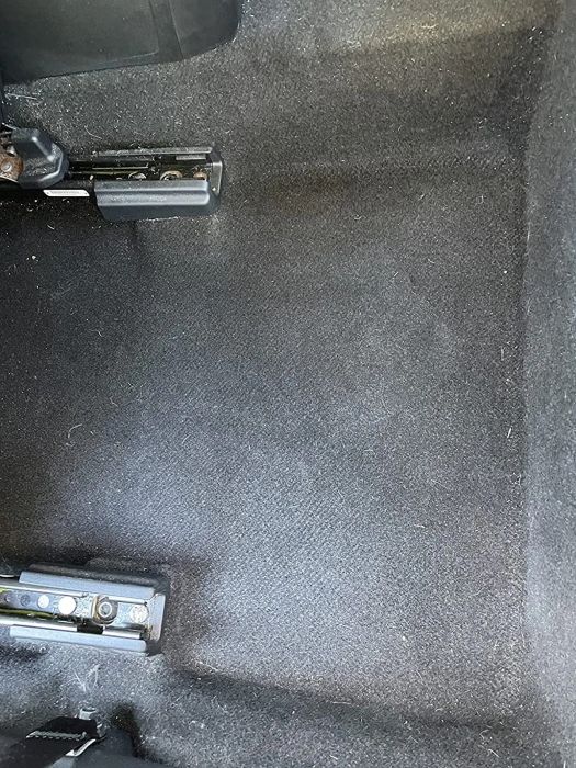 The same car after being cleaned with a portable vacuum