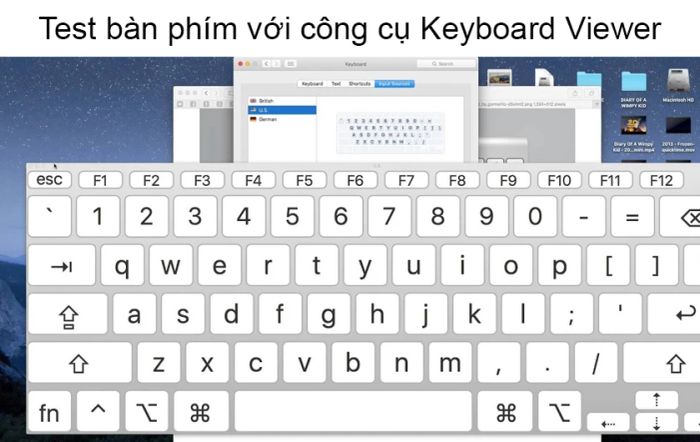 Phần mềm Keyboard Viewer