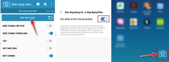 Cách chụp ảnh màn hình Vivo bằng cử chỉ quét ngón tay
