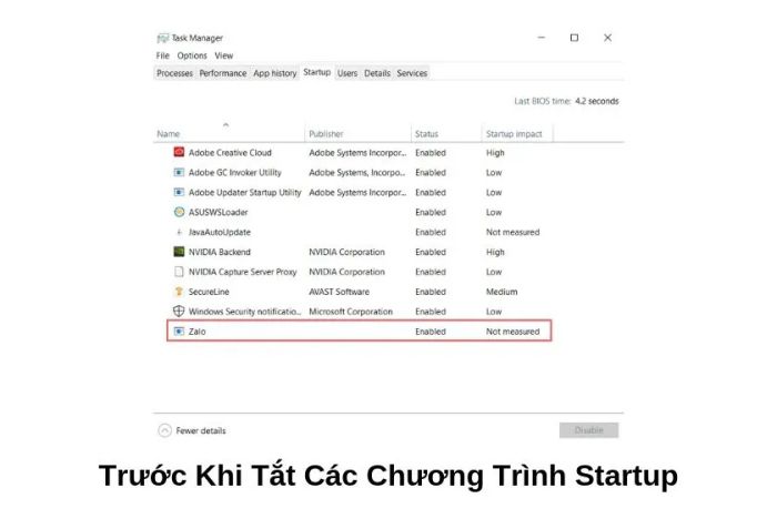 Tắt các ứng dụng khởi động tự động để giúp Windows 10 hoạt động nhanh hơn