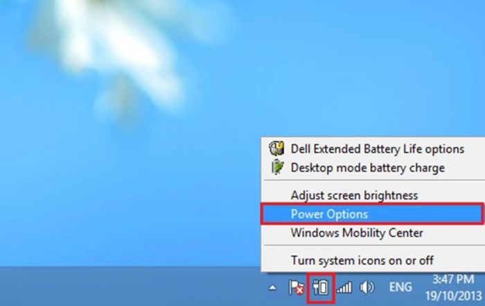 Cách gập laptop mà không tắt máy trên Win 8 và Win 10