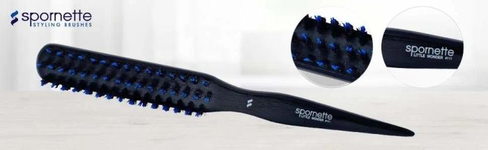 The brush with a tapered end for easy sectioning
