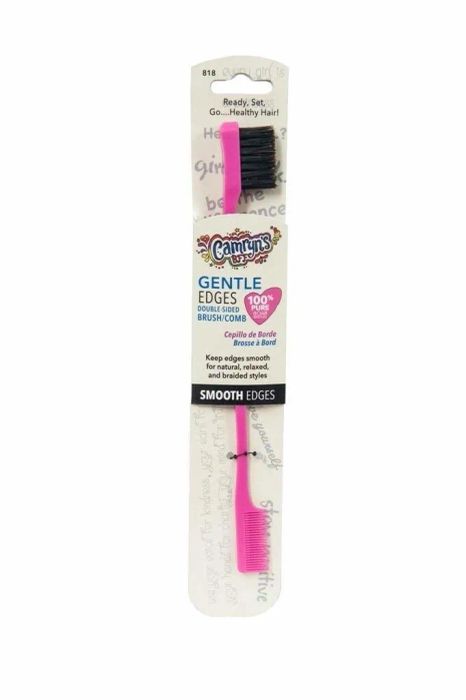 The edge brush with dual comb and brush functionality