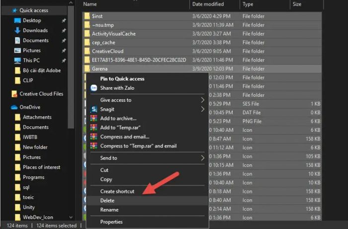 Dọn dẹp các file rác không cần thiết trên máy tính để cải thiện tốc độ hệ thống Windows 10.