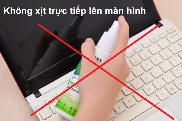Những điều cần tránh khi vệ sinh màn hình laptop