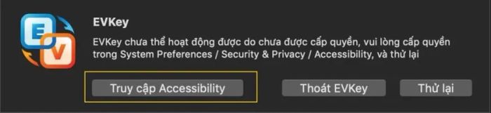 Chọn mục Truy cập Accessibility.