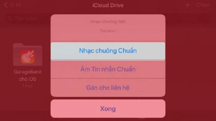 Cách cài nhạc chuông cho iPhone qua ứng dụng GarageBand mà không cần sử dụng máy tính hay jailbreak, bước 6.