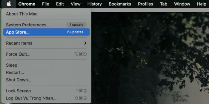 Hướng dẫn cập nhật MacOS mới nhất