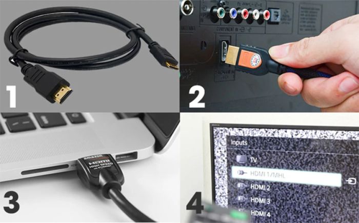 Cách kết nối MacBook với tivi qua cổng HDMI