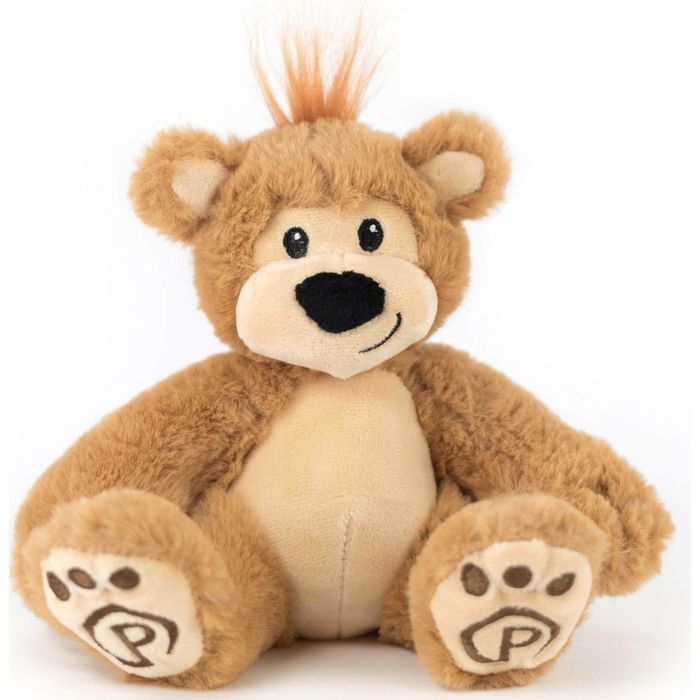 A soft, brown plush teddy bear