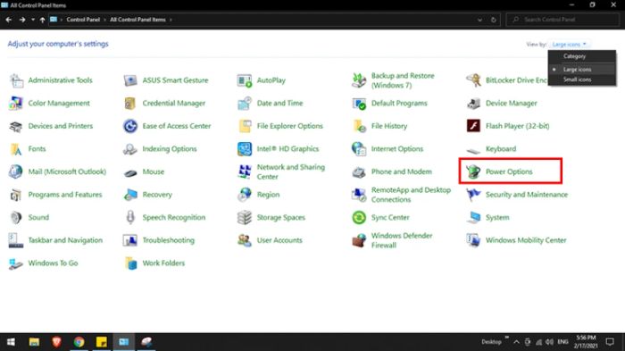 Cách nghe nhạc khi gập màn hình laptop Win 10