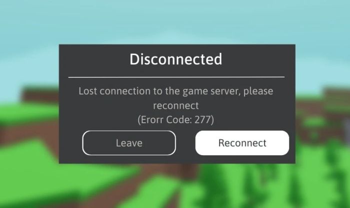 Lỗi kết nối Roblox