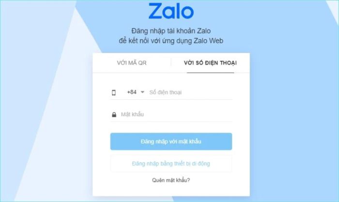 Đăng nhập vào Zalo web và bắt đầu sử dụng ngay lập tức