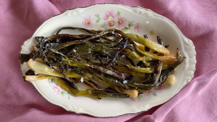 Braised scallions are an excellent, budget-friendly side for any weeknight dinner.