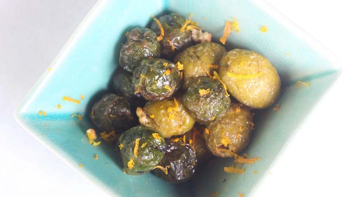 Give olives a crispy twist by roasting them in your air fryer