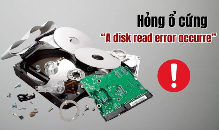 Nguyên nhân gây ra lỗi A disk read error occurred press Ctrl+Alt+Del to restart là gì?Lỗi A disk read error occurred press Ctrl+Alt+Del to restart xảy ra vì đâu?
