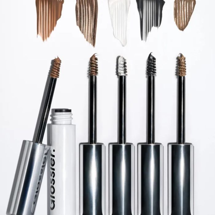 An image displaying all five shades of Boy Brow available