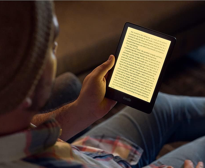 A Kindle Paperwhite.