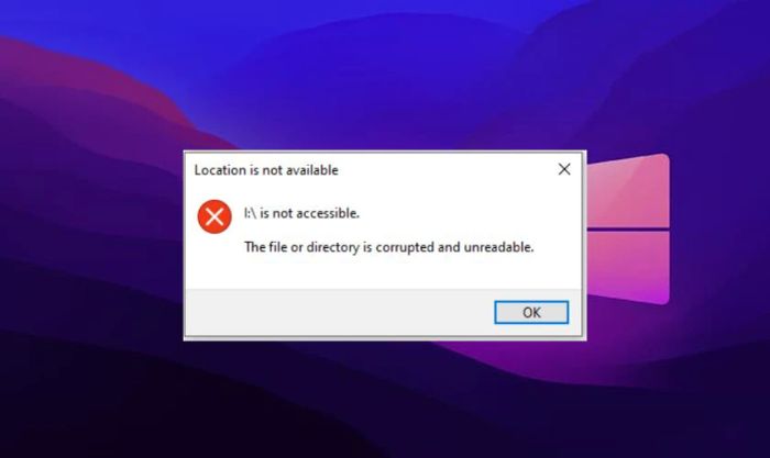 Lỗi 'Location is not available' là gì?
