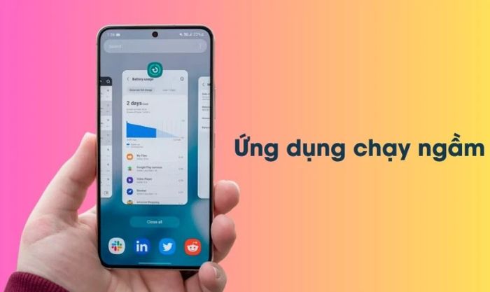 Samsung A7 hao pin nhanh do đâu