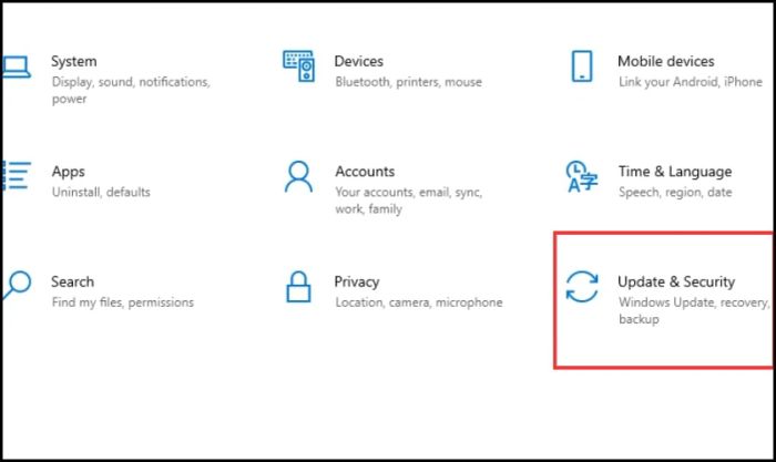 Khởi chạy Troubleshoot cho máy in