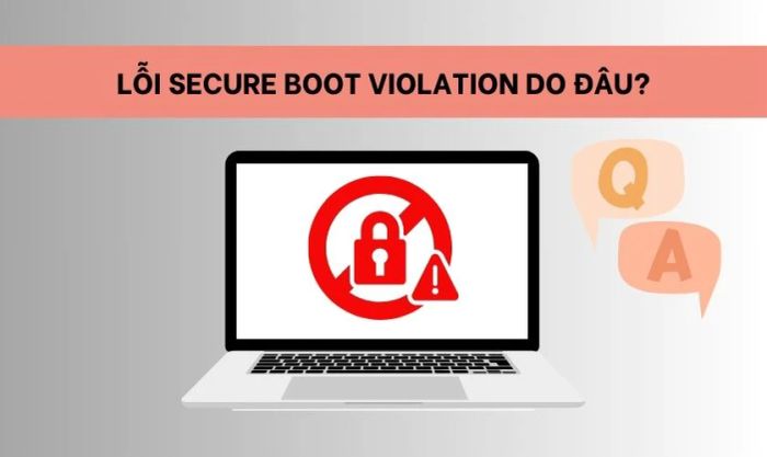 Lỗi Secure Boot Violation Invalid Signature Detected do đâu mà ra?