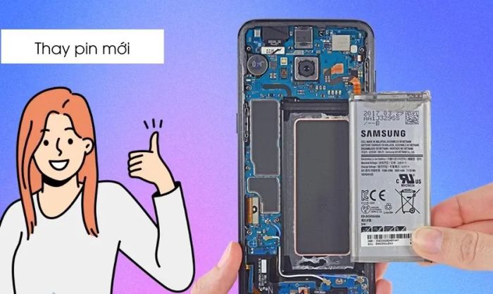 Nếu các biện pháp trước đó không hiệu quả, bạn có thể nghĩ đến việc thay pin mới cho điện thoại Samsung của mình.