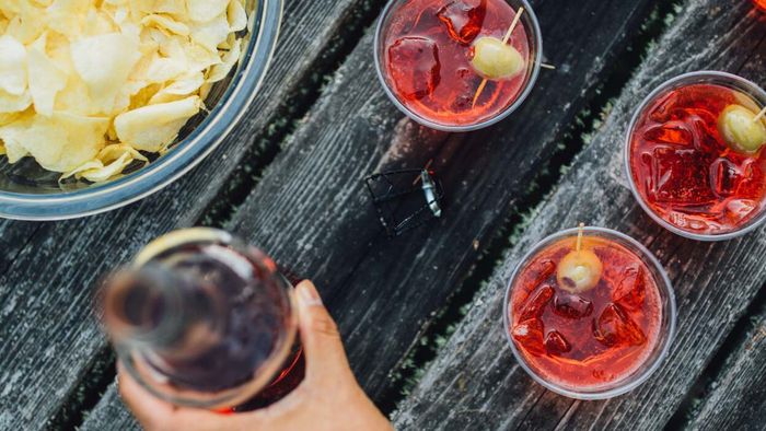 Toss an olive into your spritz