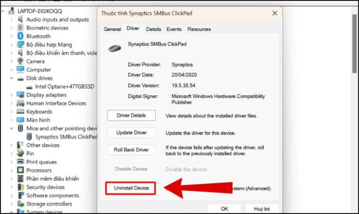 Uninstall Device