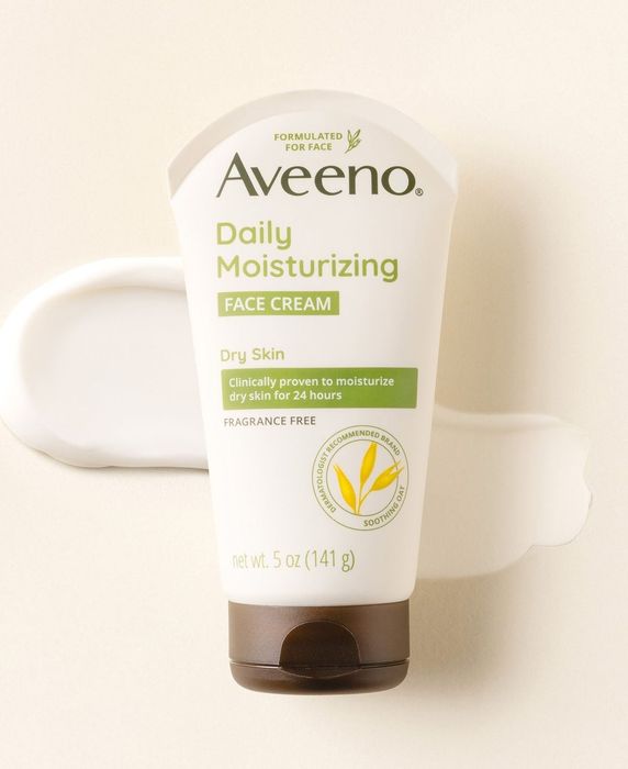 A swatch of the creamy moisturizer