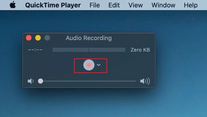 Cách ghi âm trên Macbook bằng phần mềm QuickTime Player