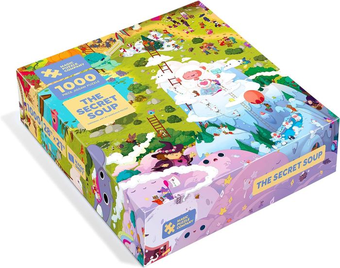 A magical puzzle featuring hidden Easter eggs throughout.