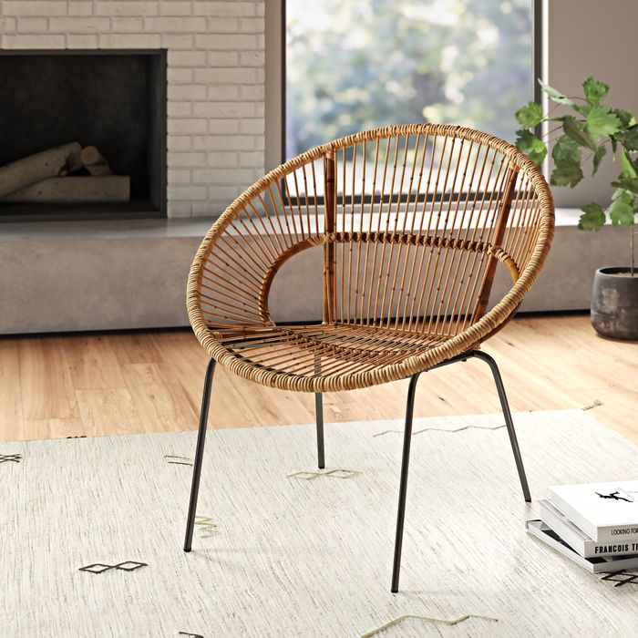 An image showcasing a brown chair.