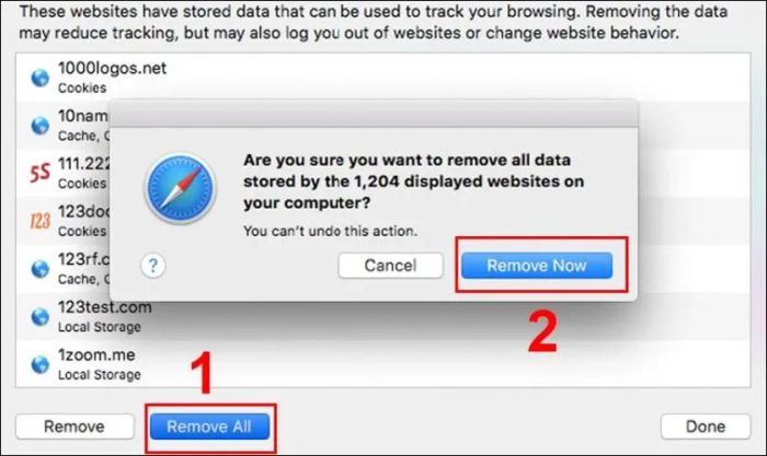 Xóa các cookie trên trình duyệt web của iPhone sẽ giúp Safari chạy mượt mà hơn.