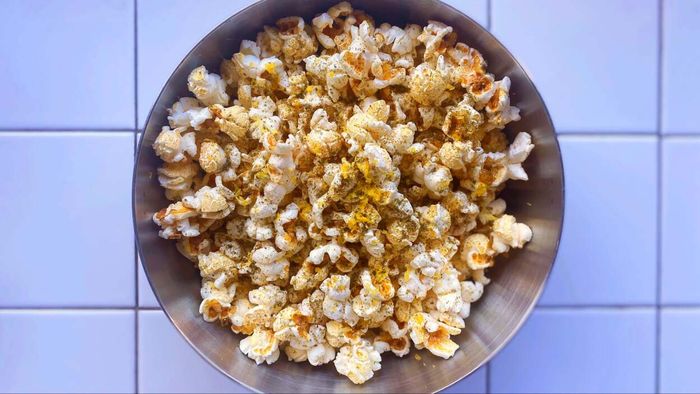 Make some zesty lemon-caper popcorn