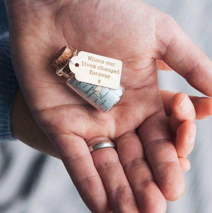 The Message in a Bottle keepsake