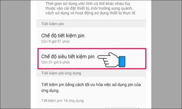 Kích hoạt chế độ tiết kiệm pin tối đa cho J7 Pro