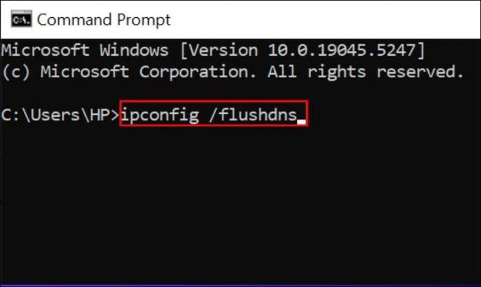 Xoá bản ghi DNS khỏi bộ nhớ cache