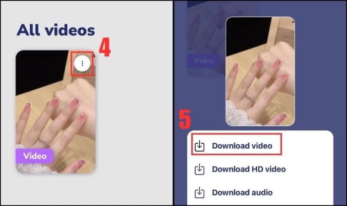 Cách tải video TikTok không logo bằng ứng dụng SSSTik