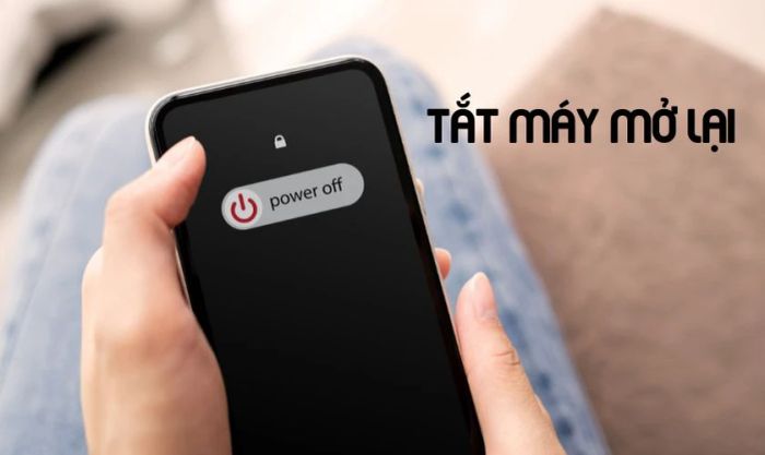 Khởi động lại điện thoại