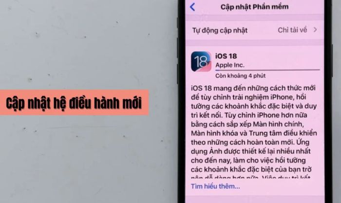 Pin iPhone 14 Pro Max tụt nhanh do cập nhật hệ điều hành mới