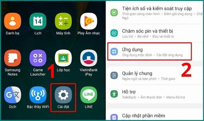 Kiểm tra quyền truy cập micro, camera của Zalo trên điện thoại Android