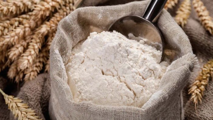 White flour