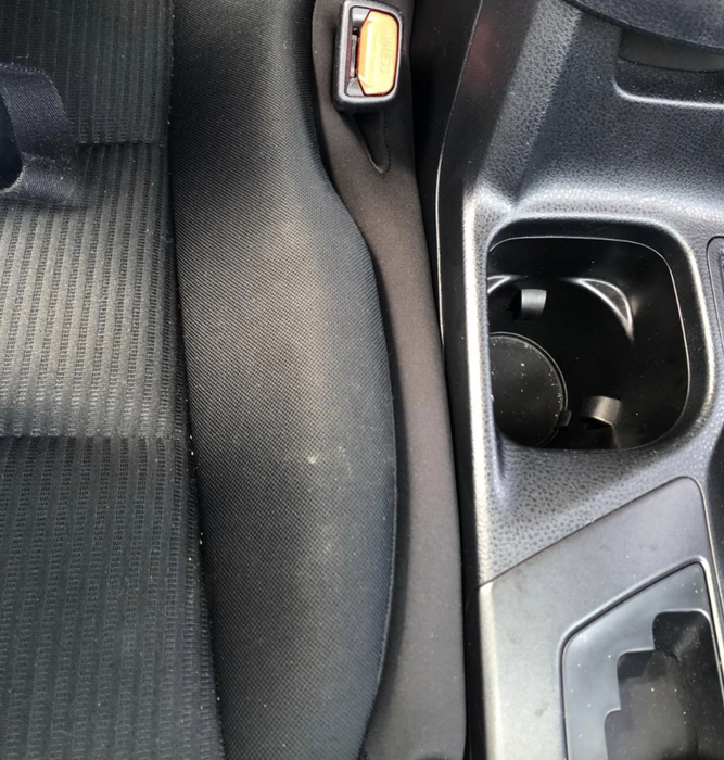 reviewer’s photo showcasing the gap filler