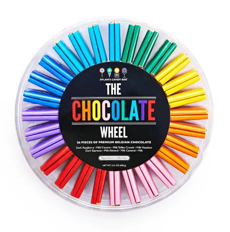Chocolate wheel, a delightful treat for all chocolate lovers.