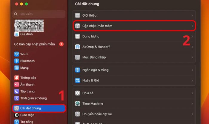 Cập nhật macOS khi gặp sự cố với Touch Bar