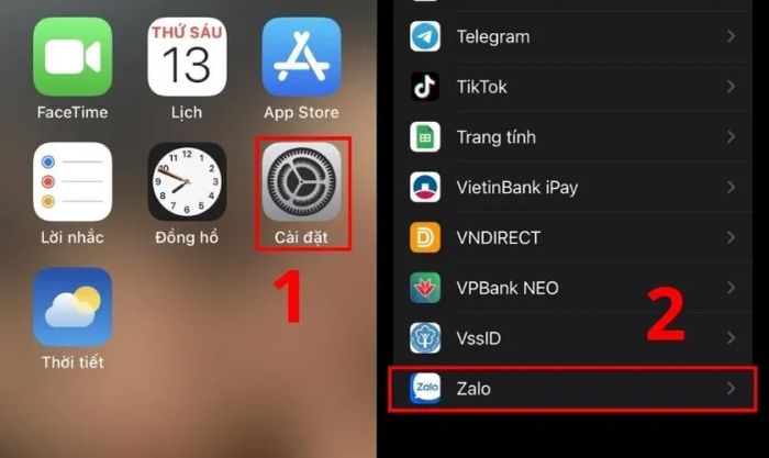 Cách sửa lỗi Zalo không gọi hay nhắn tin được trên iPhone hôm nay